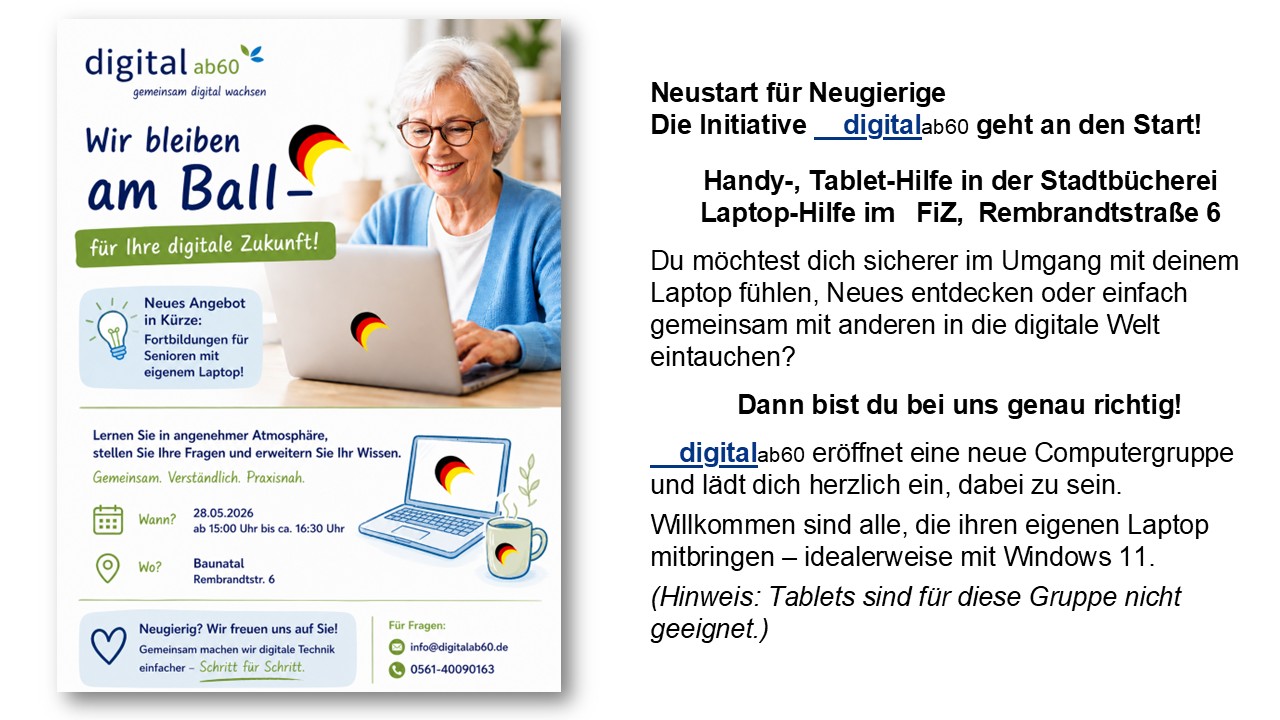Neues bei digitalab60
